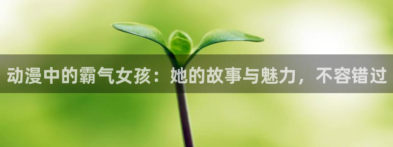 动漫之家下载官网：动漫中的霸气女孩：她的故事与魅力，不容错过